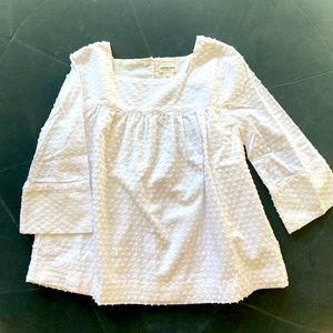 J. Crew crewcuts girl’s size 6-7 Swiss dot shirt NWOT